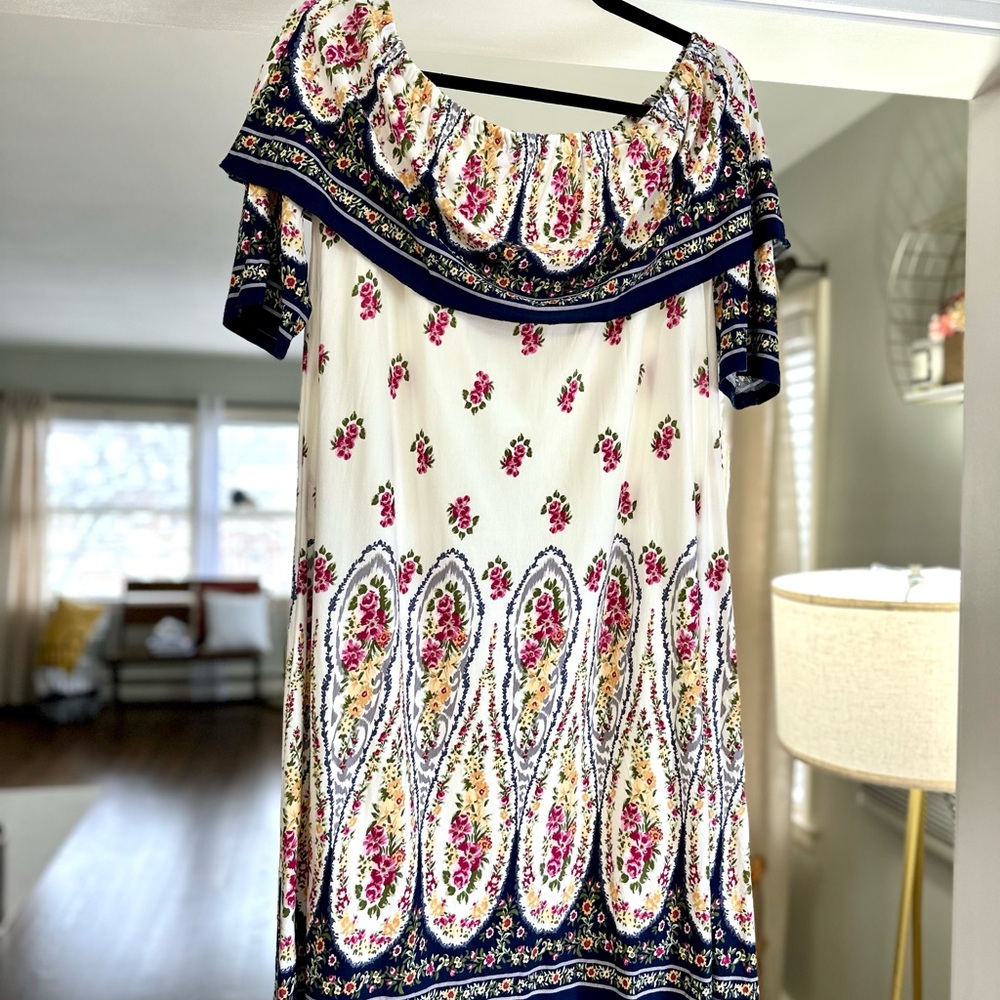 Sweet Claire Multicolor Floral Dress